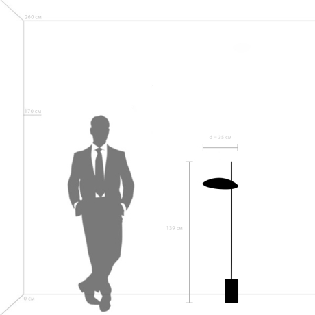 Торшер Lightstar Marmara 801716 