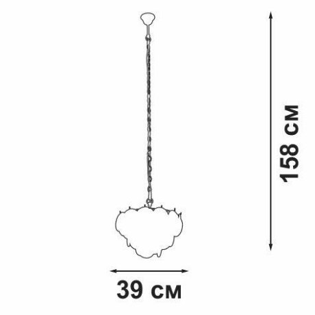 Подвесная люстра Vitaluce V5315-9/5 