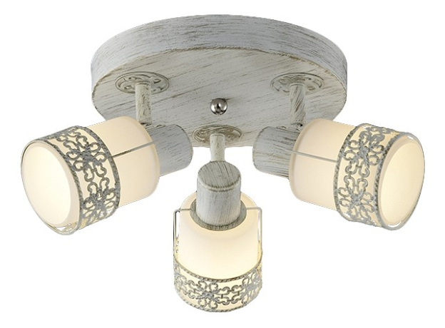 Спот Eurosvet Silvia 20026/3 белый с золотом 