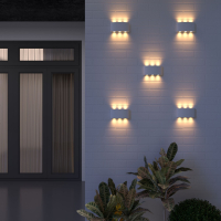 1551 TECHNO LED TWINKY TRIO белый Уличный настенный светодиодный светильник Elektrostandard (a038420)