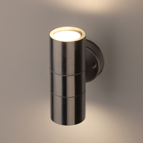 WL16 Подсветка ЭРА Декоративная подсветка 2*GU10 MAX35W IP54 хром (20/360) Б0034616