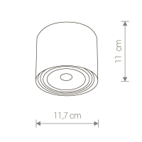 9482 Точечный накладной светильник Nowodvorski Bit