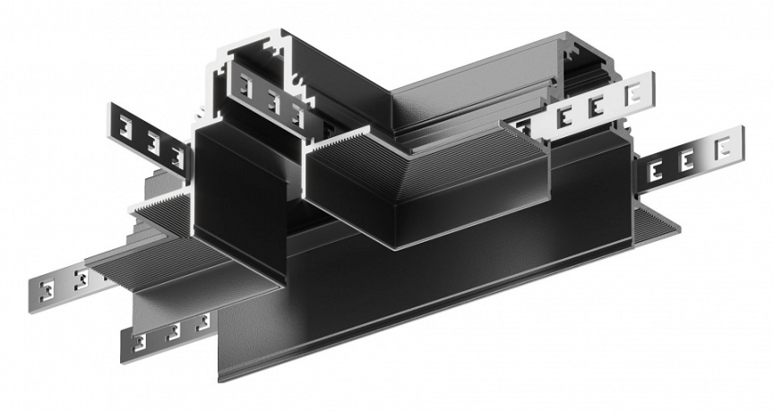 Соединитель T-образный для треков накладных Maytoni Technical Accessories for tracks Gravity TRA010CT-42B 