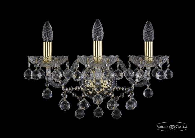 1409B/3/160/XL/G Бра Bohemia Ivele Crystal 