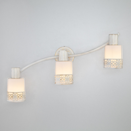 Спот 20025/3 белый с золотом 