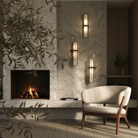 Настенный светильник (бра) Maytoni MOD099WL-02G2 Marmo 