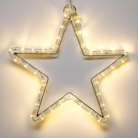 Светодиодная фигура Звездочка теплый свет Ardecoled ARD-Star-M1-295X275-36Led Warm (25312)