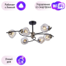 Люстра с поддержкой Алисы На штанге Omnilux OML-95307-06-A 