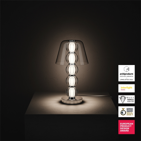 Настольная лампа декоративная Maytoni Amulet MOD555TL-L9CH4K 