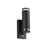 Нарушена упаковка!  <399910> Уличный настенный светильник с датчиком движения Odeon Motto 6605/2W