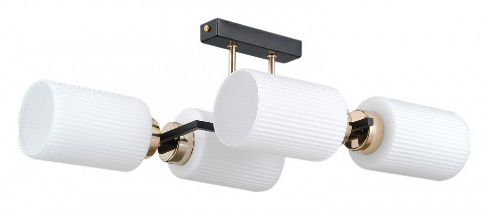 Потолочная люстра ILLUMICO NAPLES IL0809-4ASQ-25 BK AB NAPLES 