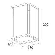 27883/01/30 Уличный настенный светильник Lucide Claire