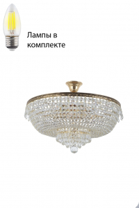 Потолочная люстра с лампочками Arti Lampadari Nonna E 1.3.50.505 G+Lamps