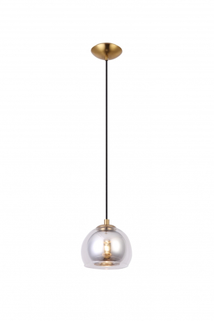 Подвесной светильник с лампочкой Arte lamp A7984SP-1PB+Lamps 
