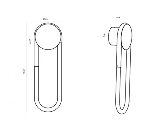 Бра Kink Light Канто 08273,19(4000K) 