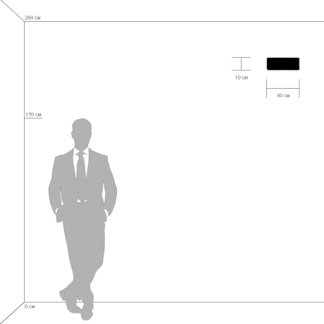 722640 Настенное бра Lightstar Limpio 