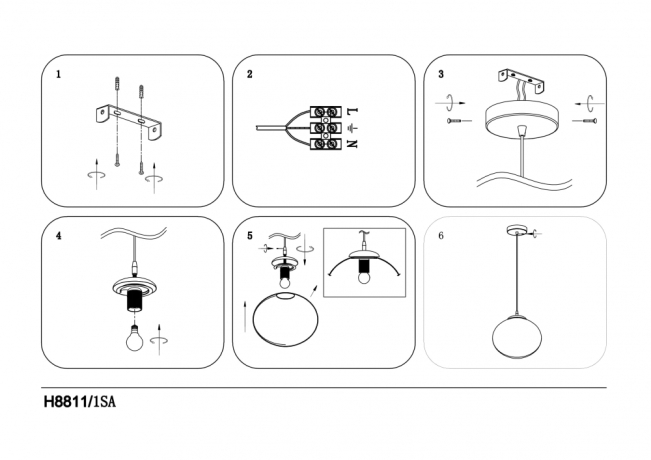 Подвесной светильник Lightstar Arnia 805016 