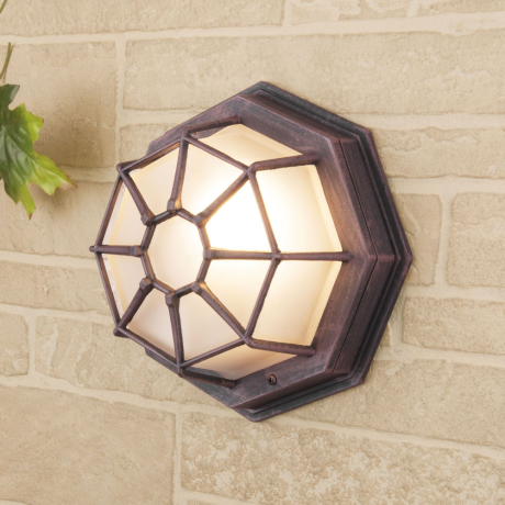 Telarana S капучино (GL 1023D) капучино Уличный настенный светильник Telarana S a043661