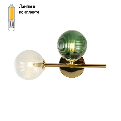 Светильник на стену с Led лампочками в комплекте F-Promo 4035-2W+Lamps 