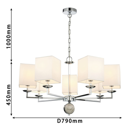 Подвесная люстра Favourite Diva 2821-7P 