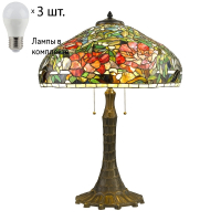 Настольная лампа с лампочками Velante 868-804-03+Lamps E27 P45