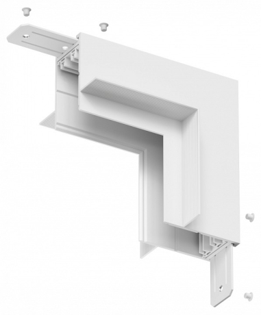 Соединитель угловой L-образный для треков Denkirs Smart TR2118-WH 