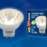 Лампа светодиодная GU4 3W 3000K (теплый белый) Uniel LED-MR11-3W/WW/GU4/220V GLZ21TR (UL-00001702) 