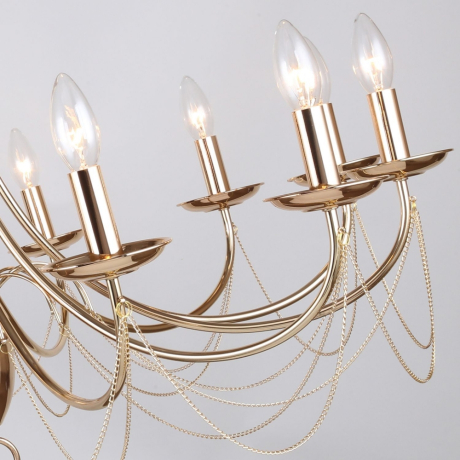 Люстра с лампочками, подвесная, комплект от Lustrof. №179018-617508 