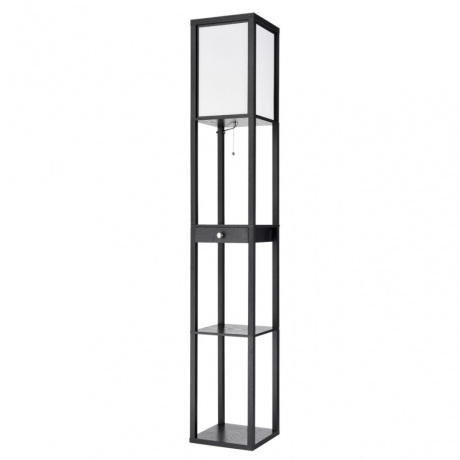 Торшер напольный светильник с ящиком. Торшер с полками от Lustrof  751442-770691 