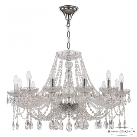 Подвесная люстра Bohemia Ivele Crystal 107 107/12/300 Ni 