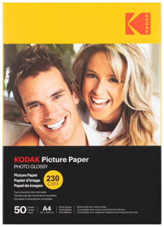 Нарушена упаковка!  <744006> Фотобумага Kodak 230A420 для струйной печати A4 230 GCM Glossy 50 листов (Б0067291)
