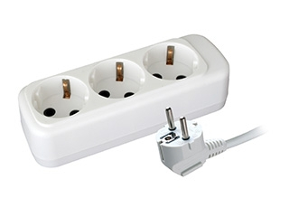 Электроудлинитель бытовой c заземлением Volsten УХз10-103 (1,5м ПВС) удлинитель 31021 (12424)