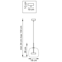 Подвесной светильник Cupola Lightstar 804008