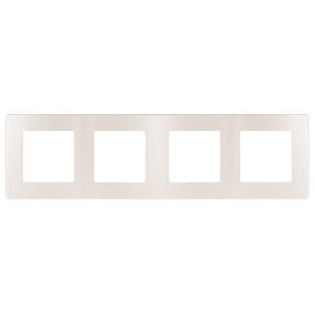 Рамка 4-постовая ЭРА 12 сатин перламутр 12-5104-15 Б0052538