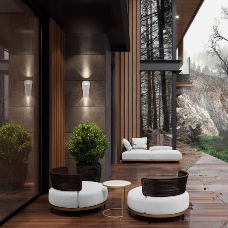 Уличный настенный светильник Elektrostandard Tronc 1539 TECHNO LED белый (a053447)