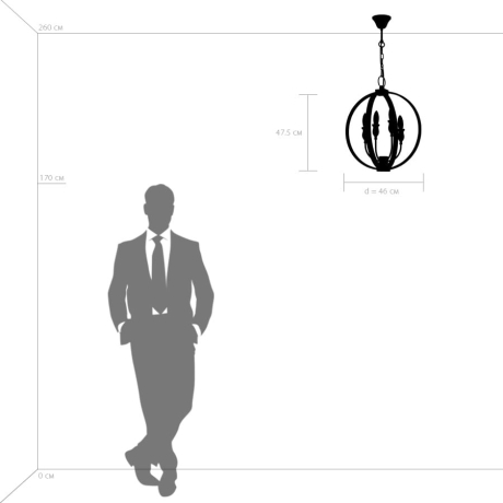 731247 Подвесная люстра Lightstar Cero 