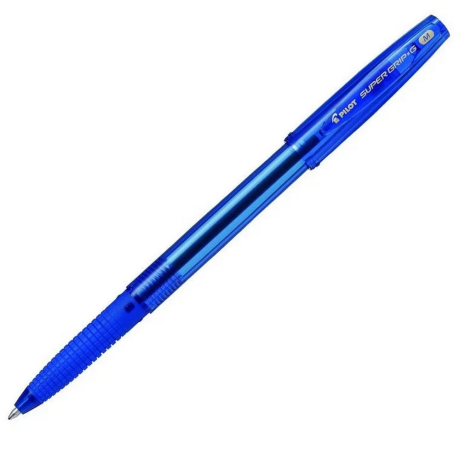 Нарушена упаковка! <844422> Ручка шариковая с грипом PILOT Super Grip G, СИНЯЯ, узел 1 мм, линия 0,27 мм, BPS-GG-M L (144710)