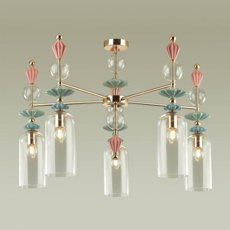 Люстра на штанге Odeon Light Bizet 4855/5C 