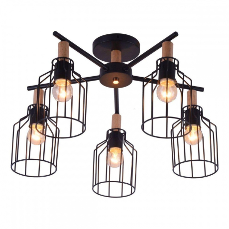 Люстра на штанге Escada Texas 469/5PL Black 