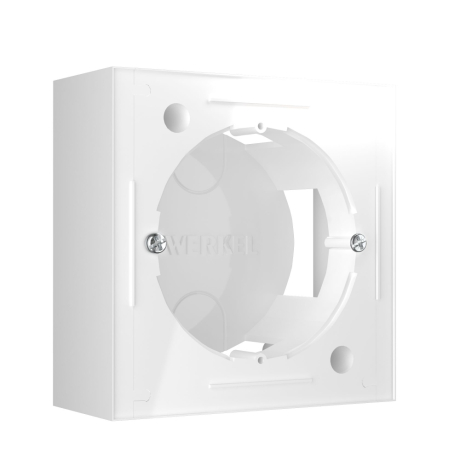 Короб накладной для розетки Werkel белый W8000001