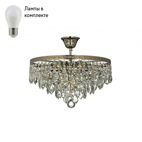 Люстра потолочная с Led лампочками в комплекте Arti Lampadari Castellana E 1.3.38.602 N+Lamps 