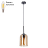 Светильник подвесной с лампочкой Arte lamp A7015SP-1BK+Lamps 