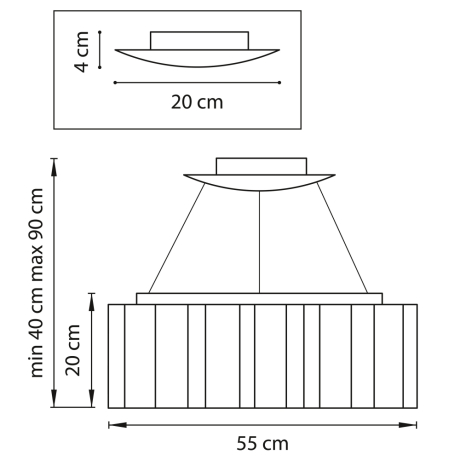 Подвесная люстра Lightstar с поддержкой Маруся Nubi 802160 