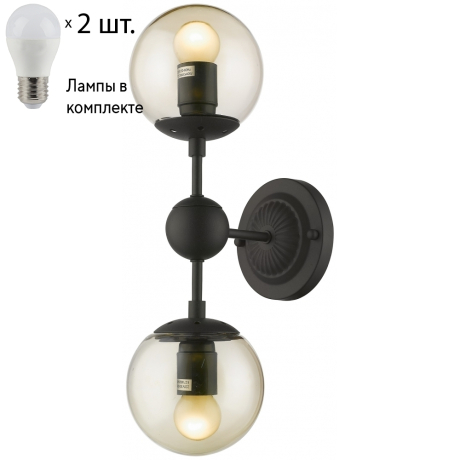 Бра с лампочками Wertmark WE236.02.021+Lamps 