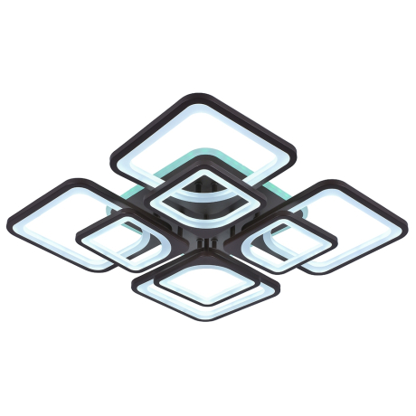 Светодиодная люстра с ПДУ Profit Light 8057/4+4 COF 224W+10W RGB 