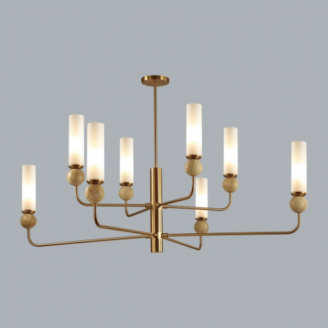 Люстра на штанге Odeon Light Lolla Midcent 6625/8 