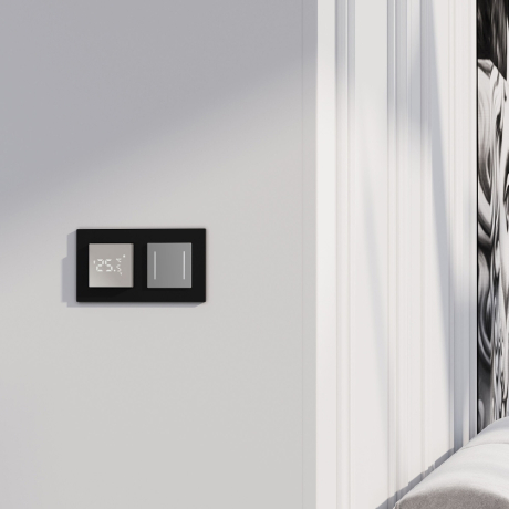 Умный сенсорный терморегулятор  для теплого пола (дымчатый) W1151217 Werkel 