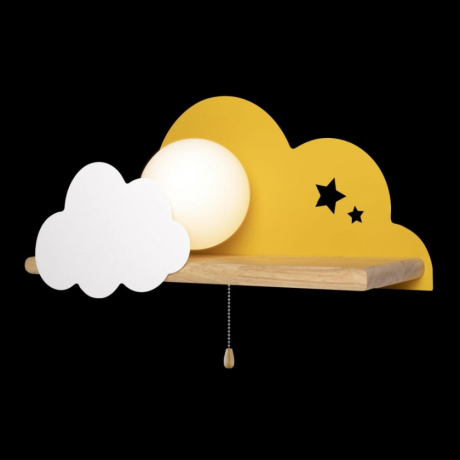 Светильник на стену с Led лампочками в комплекте LOFT IT 10134 Yellow+Lamps