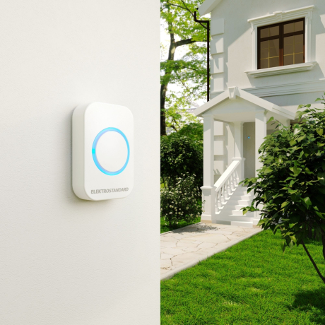Звонок беспроводной IP44 Elektrostandard DBQ25M WL 36M IP44 Белый (a047175)