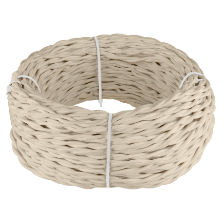 Ретро кабель витой 3х1,5 (песочный) Werkel 50 м W6453546